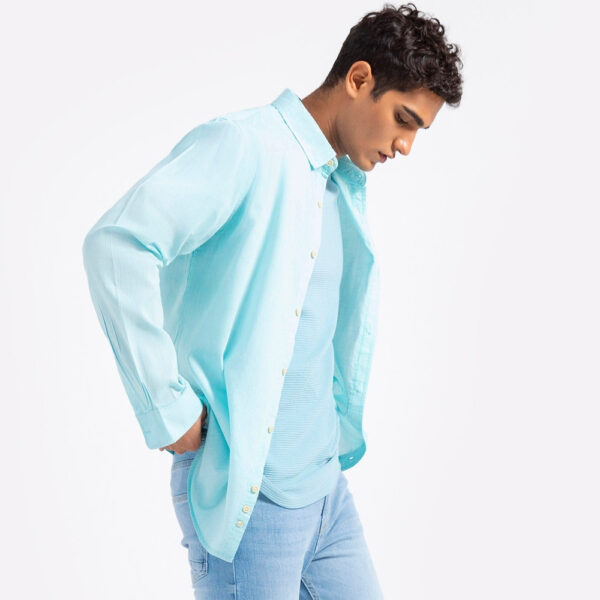 Striped Casual Shirt with a Contemporary Design - Image 2