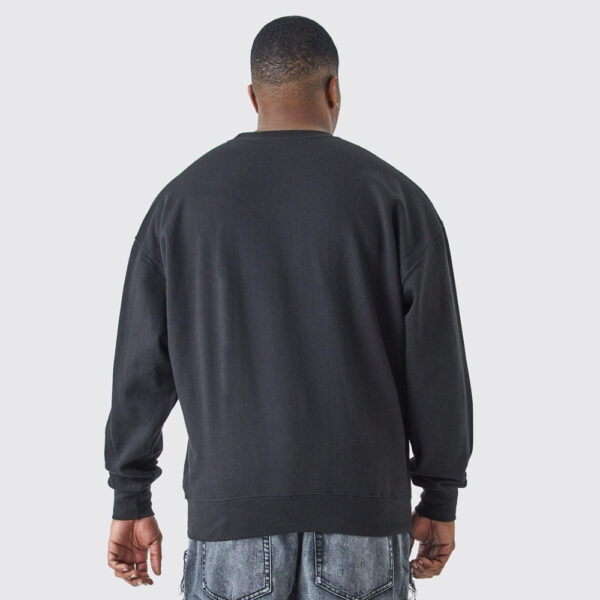 Premium Quality Sweatshirt with Ribbed Details - Image 2